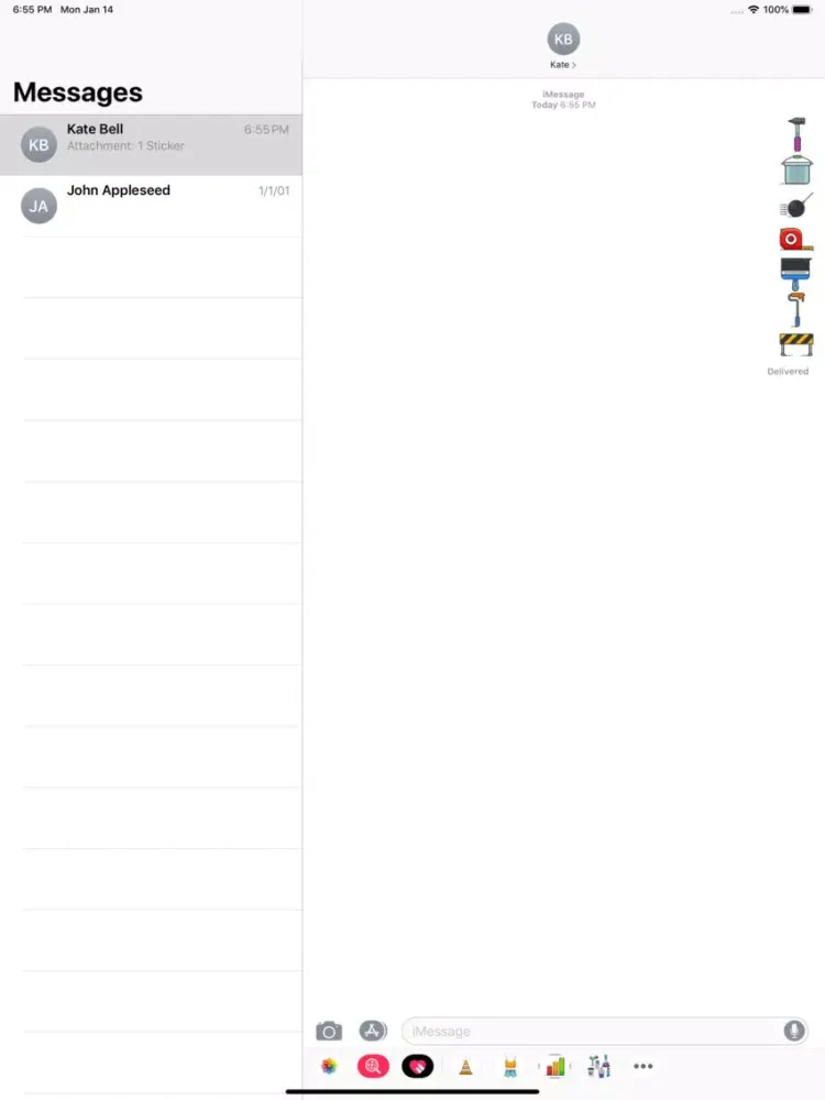 Screenshot di Construction Tools Stickers iPad 