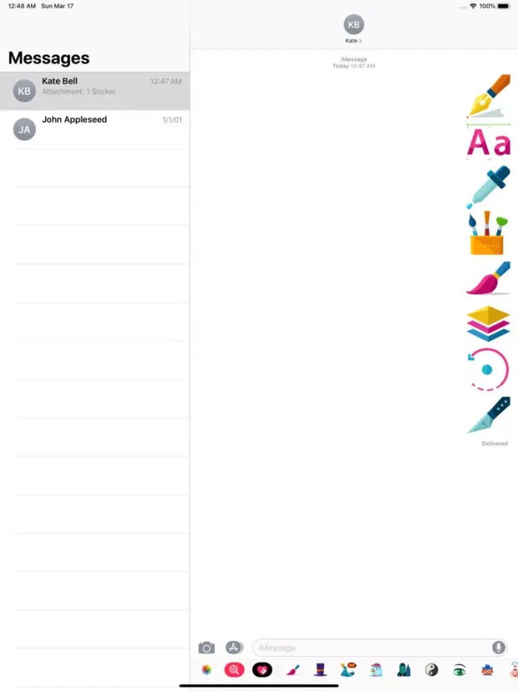 Design Tools Stickers iPad  Ekran Görüntüleri