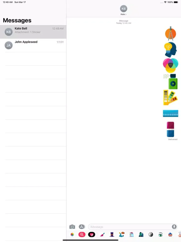 Design Tools Stickers iPad  Ekran Görüntüleri