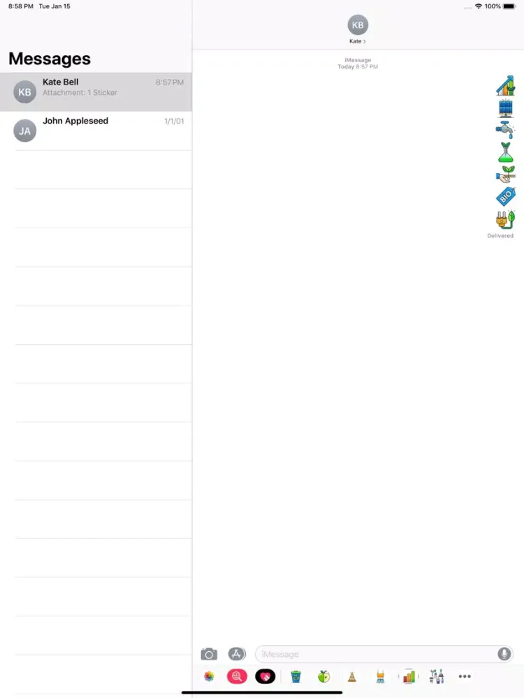 Ecology Stickers iPad 應用截圖