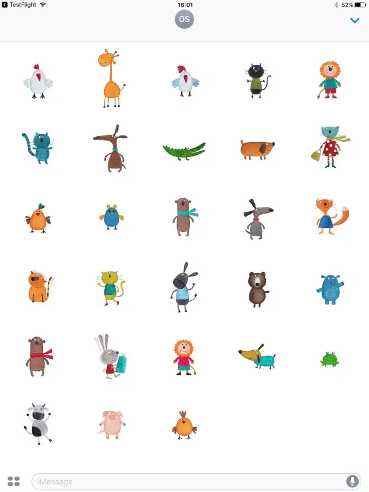 Fairy Tale Pet! Stickers iPad  スクリーンショット