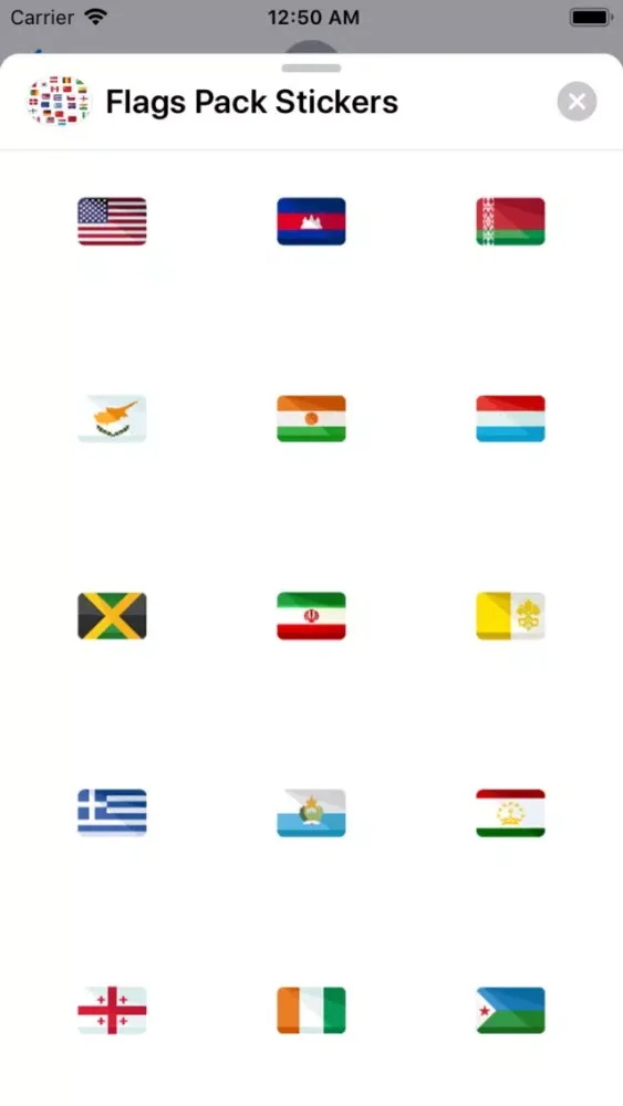 Flags Pack Stickers应用截图