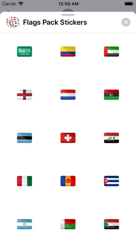 Flags Pack Stickers应用截图