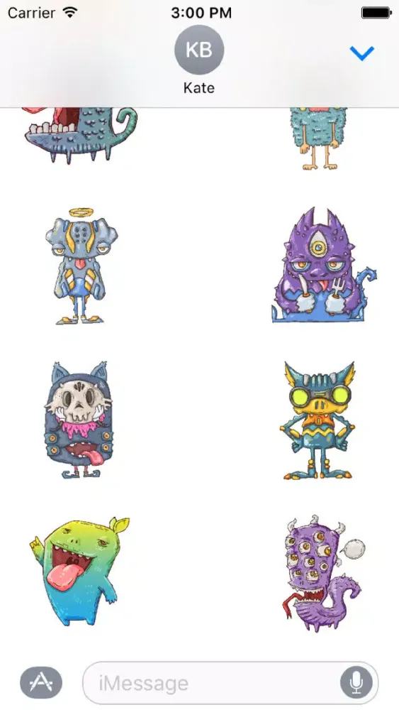 Capturas de pantalla de Happy Halloween Monster Stickers