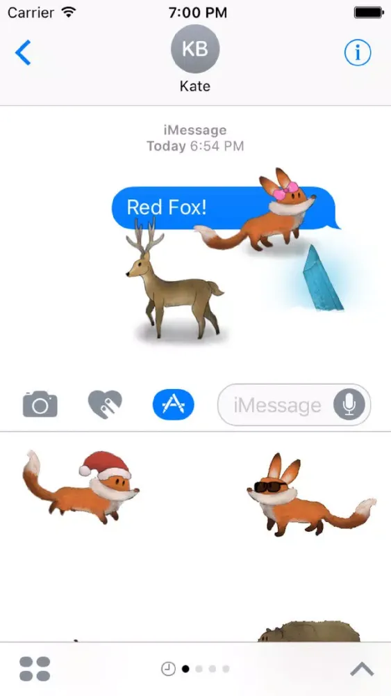 Red Fox Stickers应用截图