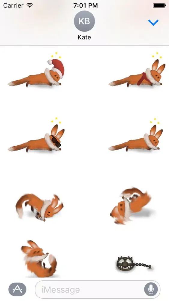 Red Fox Stickers应用截图