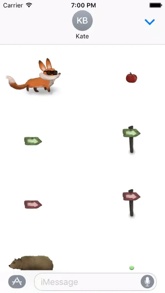 Red Fox Stickers应用截图