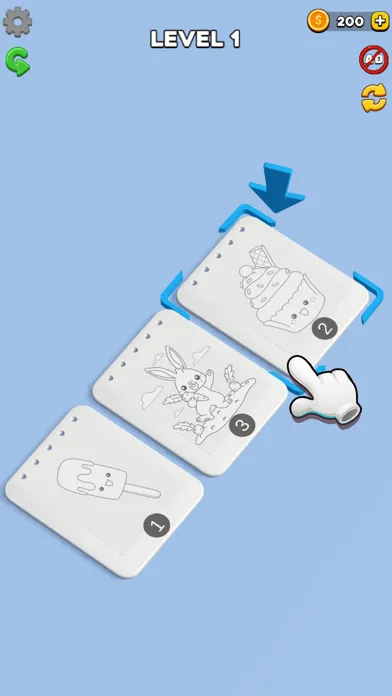 ภาพหน้าจอของ Book Fold Page Folding Puzzle