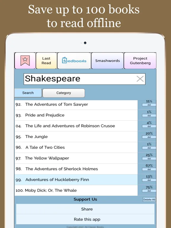 Gutenberg Reader PRO: No ADS! iPad  سکرین شاٹس