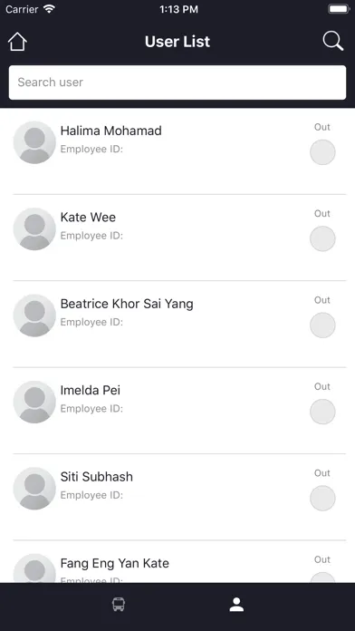 RMS Employee Ekran Görüntüleri