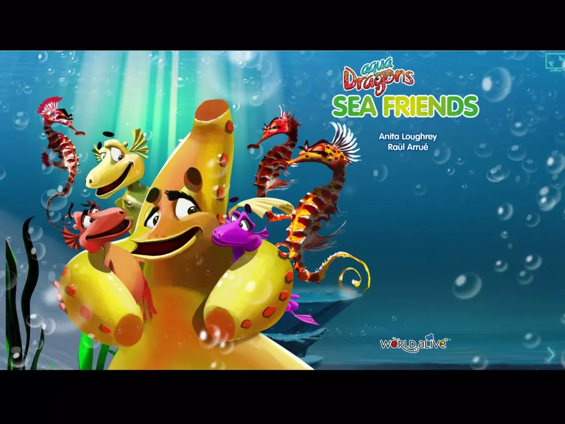 Ảnh chụp màn hình của Aqua Dragons Sea Friends Interactive Book iPad 