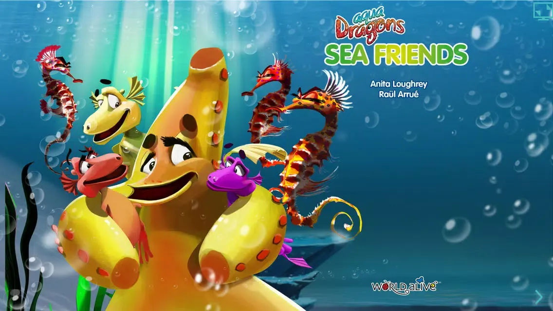 Ảnh chụp màn hình của Aqua Dragons Sea Friends Interactive Book