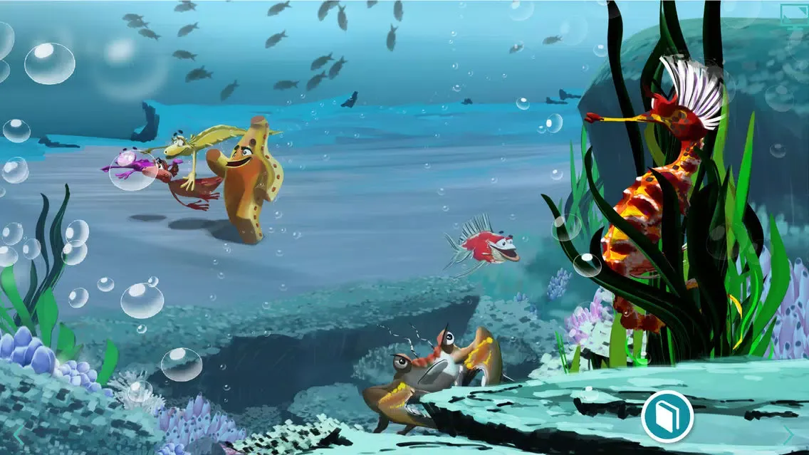 Ảnh chụp màn hình của Aqua Dragons Sea Friends Interactive Book