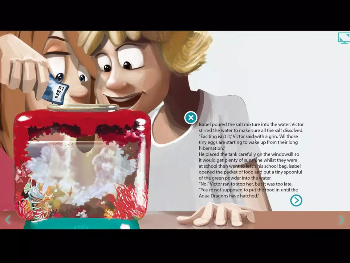 ภาพหน้าจอของ Aqua Dragons A Fascinating Live Underwater World Interactive Book iPad 
