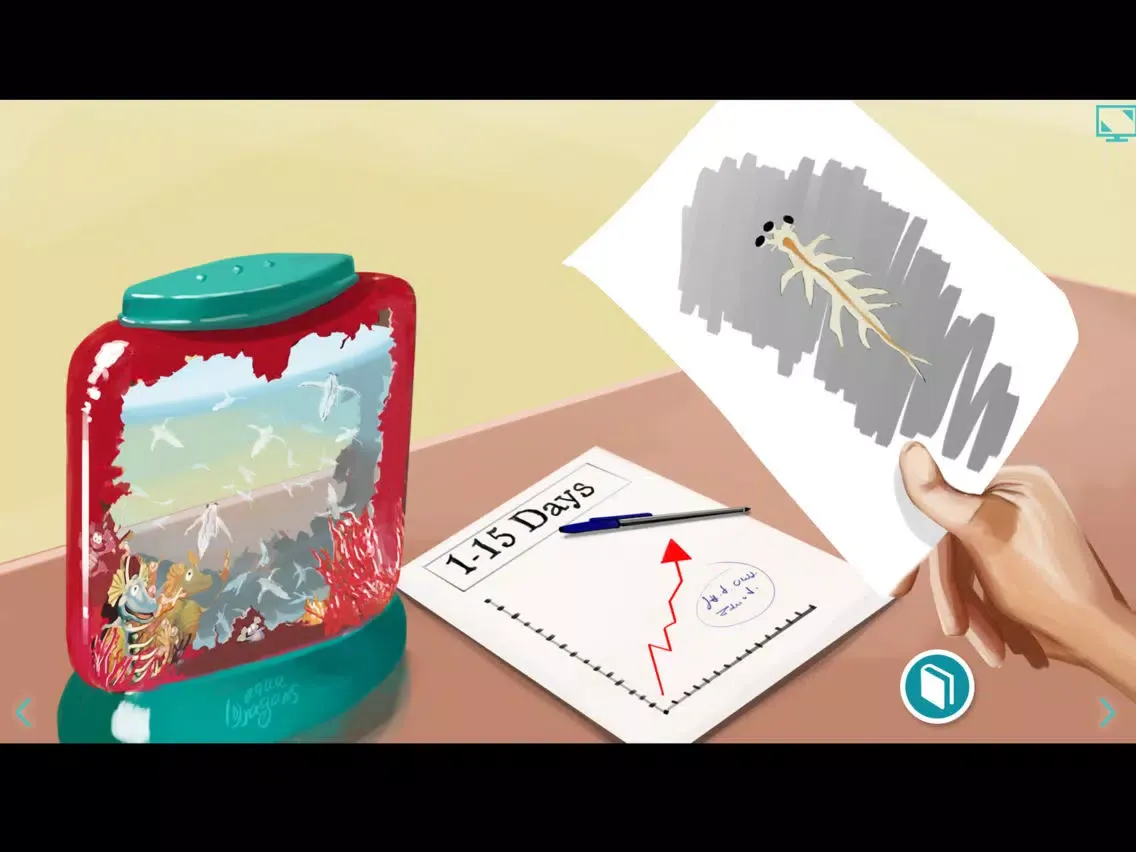 ภาพหน้าจอของ Aqua Dragons A Fascinating Live Underwater World Interactive Book iPad 