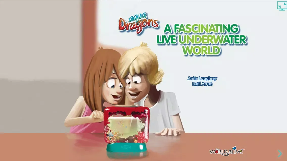 ภาพหน้าจอของ Aqua Dragons A Fascinating Live Underwater World Interactive Book
