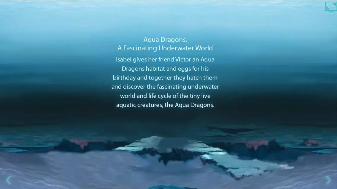 ภาพหน้าจอของ Aqua Dragons A Fascinating Live Underwater World Interactive Book