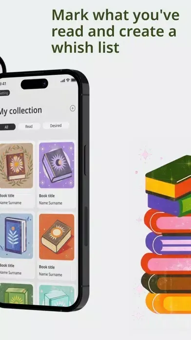 Zrzuty ekranu Book Shelf: My Library