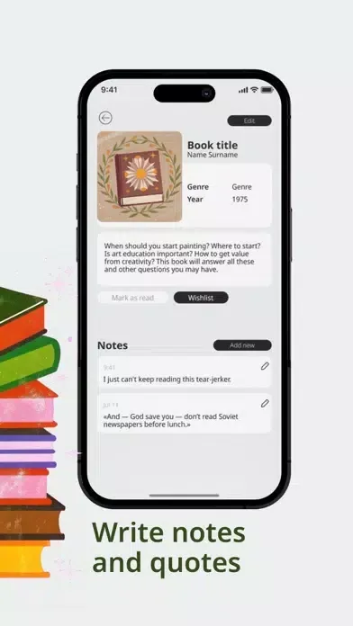 Zrzuty ekranu Book Shelf: My Library