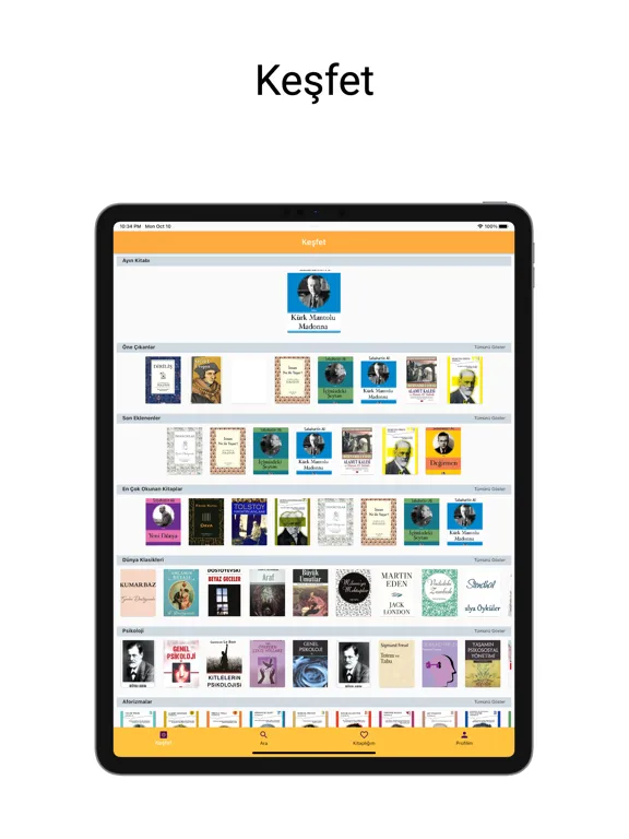Capturas de pantalla de Su Kitap iPad 