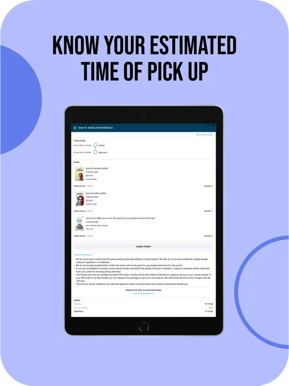 Tangkapan skrin DUMP - Sell Your Books iPad 