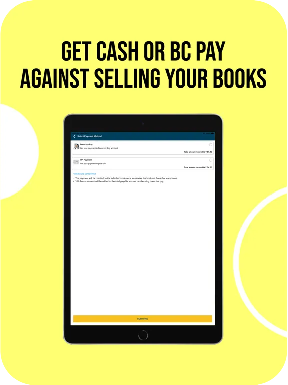 Tangkapan skrin DUMP - Sell Your Books iPad 