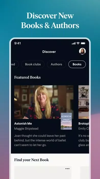 Ảnh chụp màn hình của BookClub