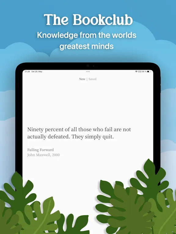 Capturas de tela do Bookclub: Daily Book Quotes iPad 