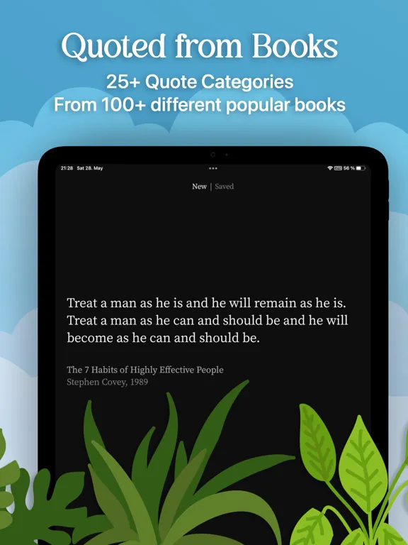 Capturas de tela do Bookclub: Daily Book Quotes iPad 