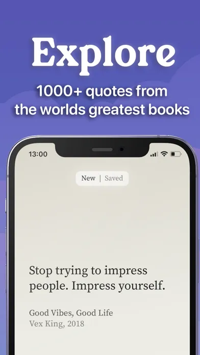 Capturas de tela do Bookclub: Daily Book Quotes