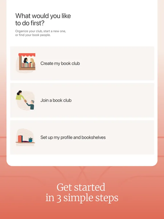 Bookclubs: Book Club Organizer iPad  스크린샷