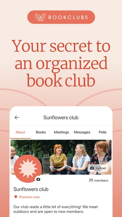 Bookclubs: Book Club Organizer 스크린샷