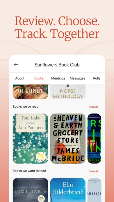 Bookclubs: Book Club Organizer 스크린샷