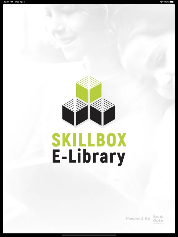 Capturas de tela do SkillBox E-Library iPad 