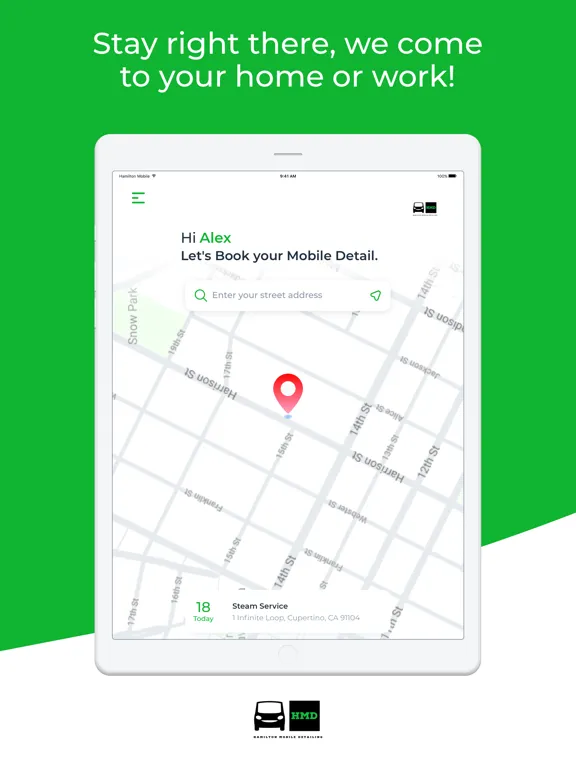 Zrzuty ekranu Hamilton Mobile Detailing iPad 