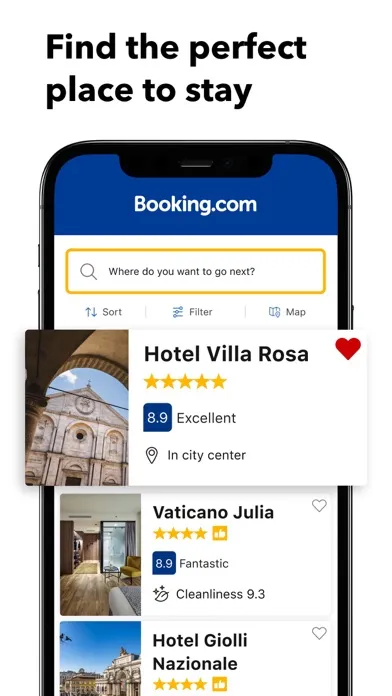 Booking.com: Hotels & Travel应用截图