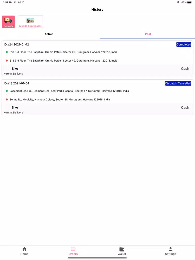 Book It B2B Logistics iPad 应用截图