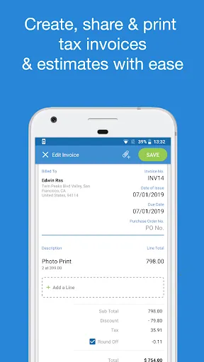 GST Invoice Billing Inventory Screenshots