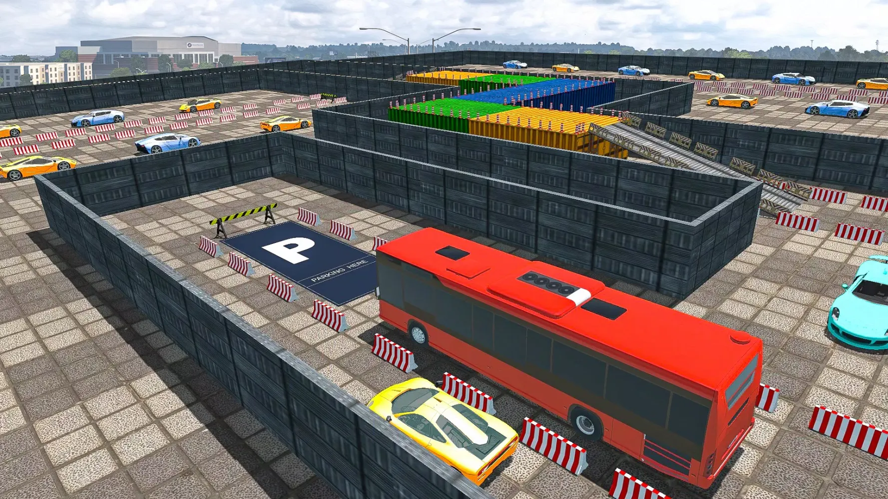 Tangkapan layar Bus Parking Game 3d 2024