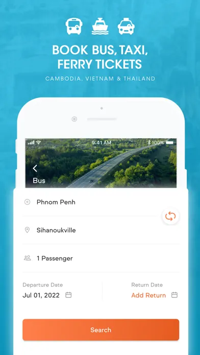 BookMeBus — Bus Ferry and Taxi স্ক্রিনশট