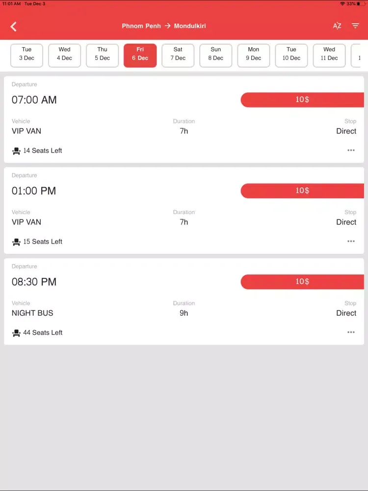 Si Bona Transportation iPad  স্ক্রিনশট