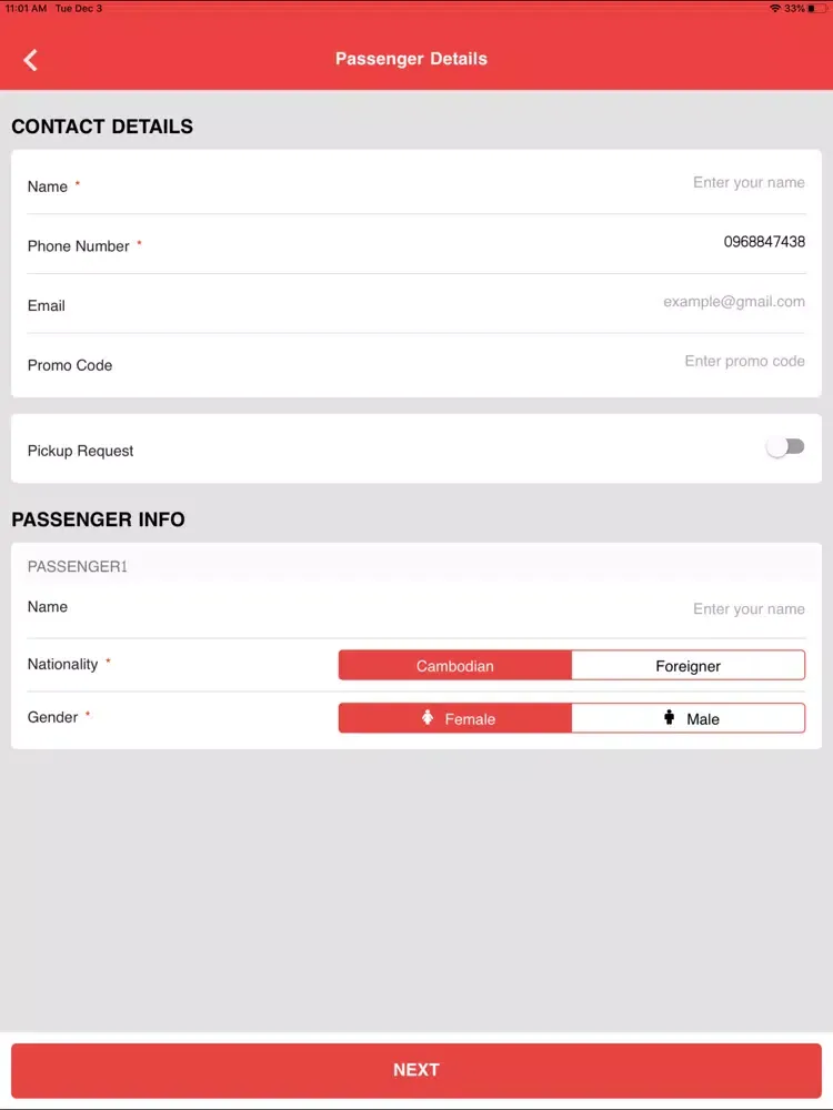 Si Bona Transportation iPad  স্ক্রিনশট