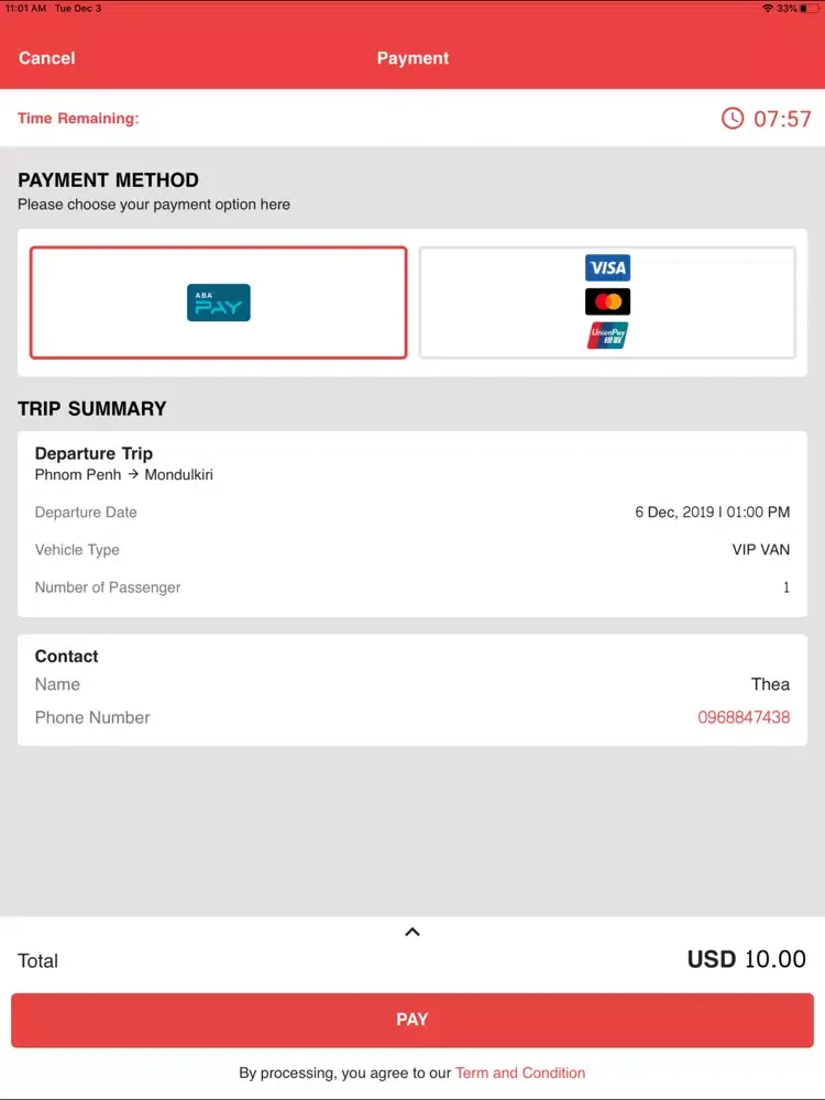 Si Bona Transportation iPad  স্ক্রিনশট