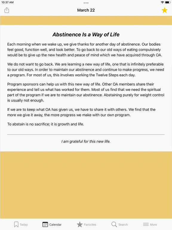 Ảnh chụp màn hình của Food for Thought Meditations iPad 
