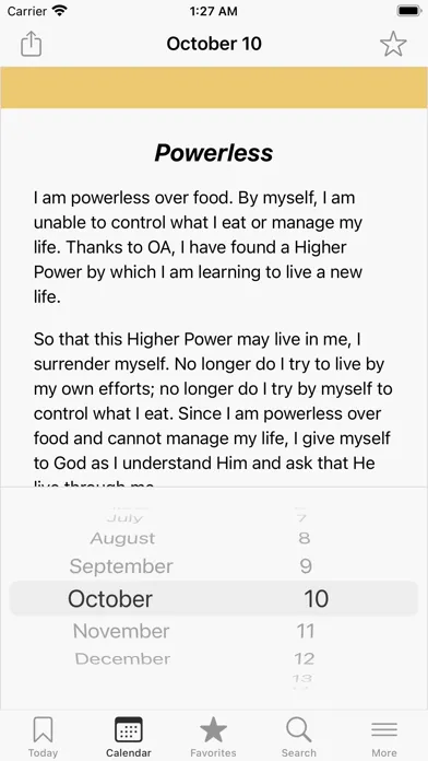 Ảnh chụp màn hình của Food for Thought Meditations