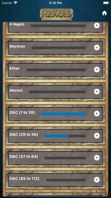 Zrzuty ekranu Book of Mormon Heroes: D&C