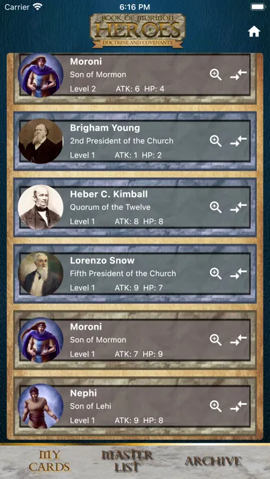 Zrzuty ekranu Book of Mormon Heroes: D&C