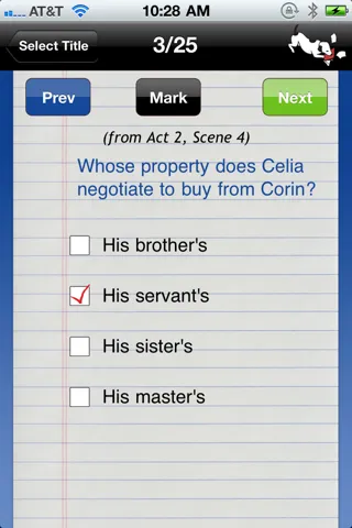 Shakespeare Literature Quiz & Summary - BookRags Screenshots