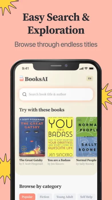 BooksAI - AI Book Summaries स्क्रीनशॉट