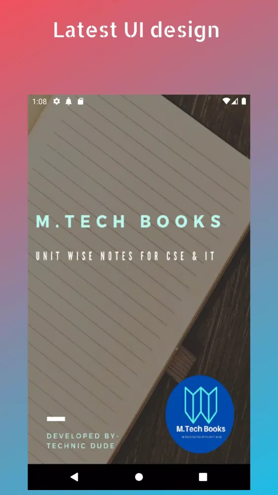 MTech Notes - Online eBooks سکرین شاٹس